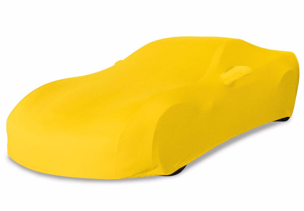 37176403 yellow stretch satin c6 corvette car cover