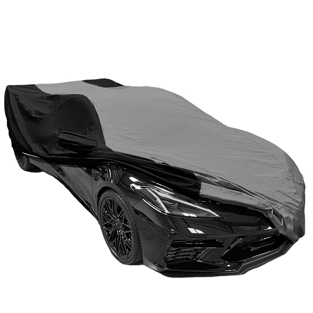 Black Grey Ultraguard Plus C8 Stingray Corvette Car Cover