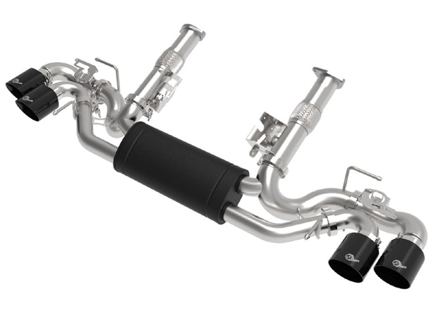 C8 Corvette aFe Mack Force-Xp Exhaust System with Black Tips