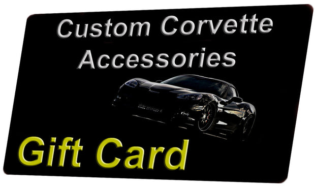 Custom Corvette Accessories Gift Card 