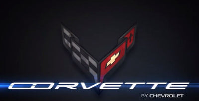C8 Corvette Cross Flags Logo Leaks or Did it?