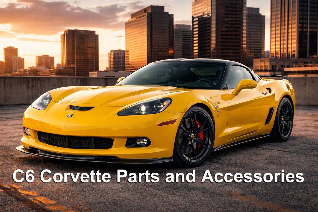 C6 Corvette parts and accessories buying guide for 2005-2013 models including Base, Grand Sport, Z06, and ZR1 trims