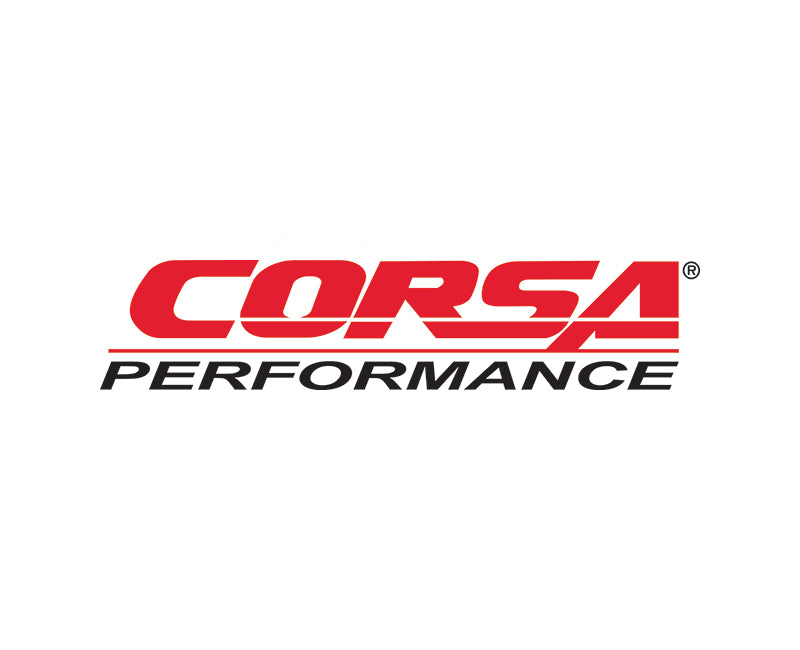 CORSA Performance exhaust system installed on C5, C6, C7, and C8 Corvettes showing Sport and Xtreme sound levels with drone-free design