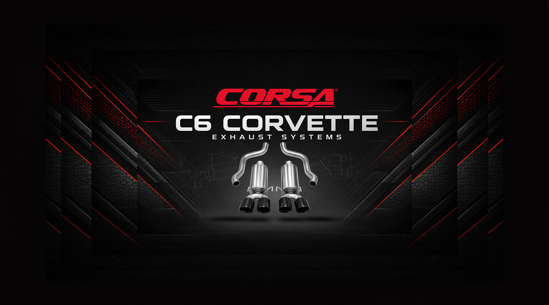 C6 Corvette CORSA Exhaust Systems