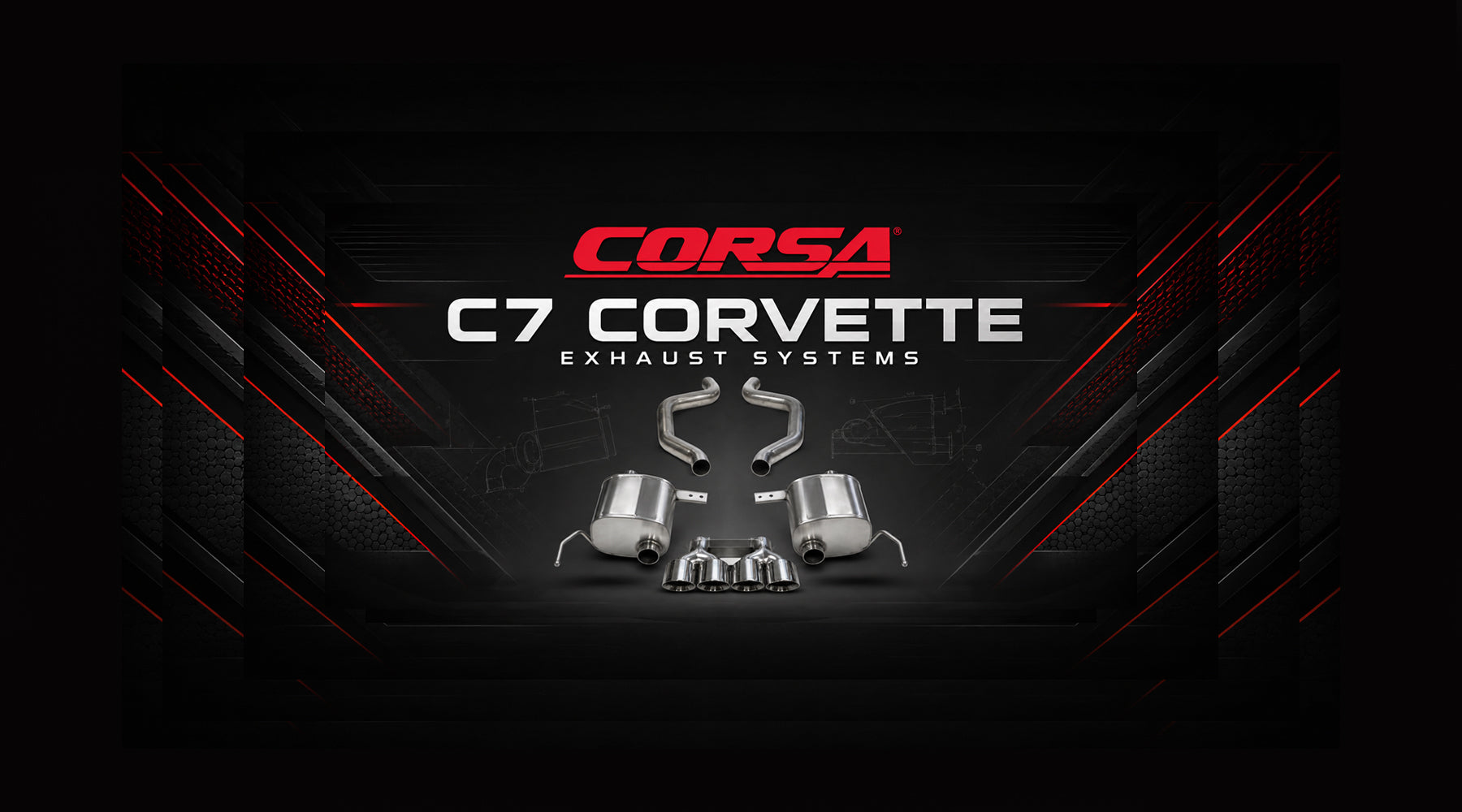 C7 Corvette CORSA Exhaust Systems
