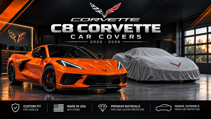 C8 Corvette Car Covers | Stingray, Z06 & E-Ray | 2020-2026