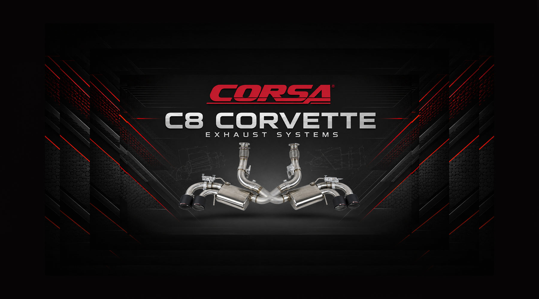 C8 Corvette CORSA Exhaust Systems