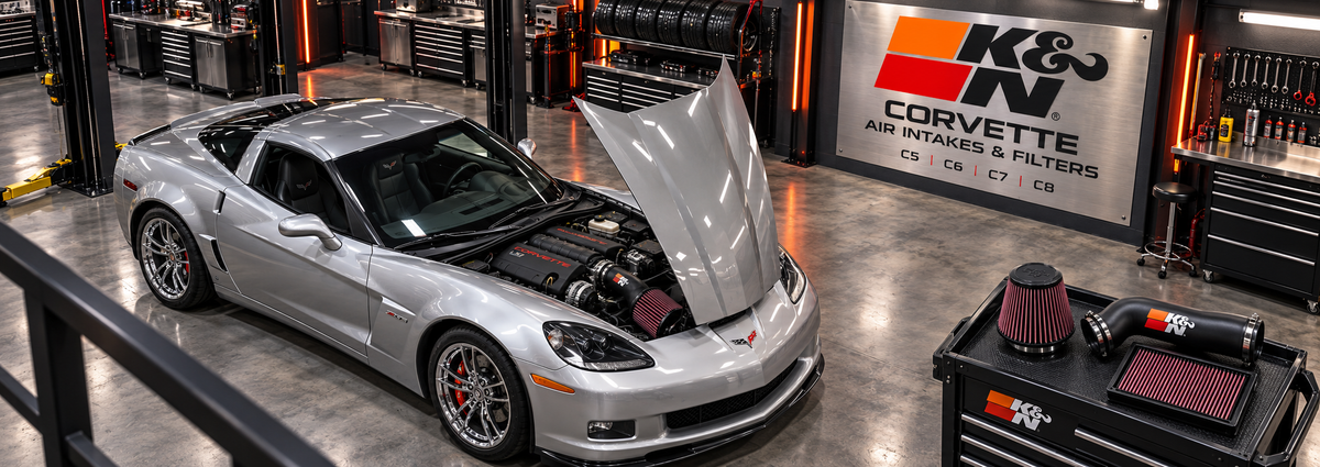 K&N Corvette intakes and filters collection