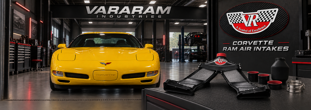 VaraRam Corvette intake systems for C5 C6 and C7 models including VR-B2 VR-SC1 Snake Charmer and TCR-7
