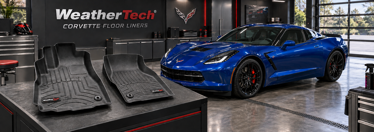 WeatherTech Corvette floor mats collection