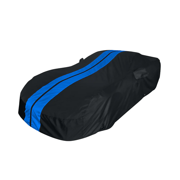 17176012 c5 corvette car Black cover with blue stripes