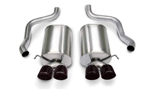 CORSA Sport axle-back installed on a 2005–2008 C6 Corvette LS2