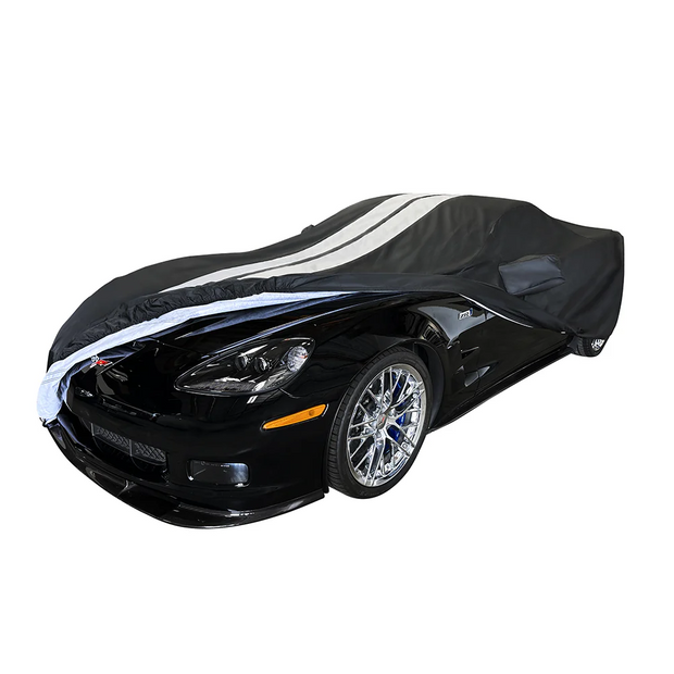 371760105 C6 Corvette Ultraguard Car Cover Gray and Black