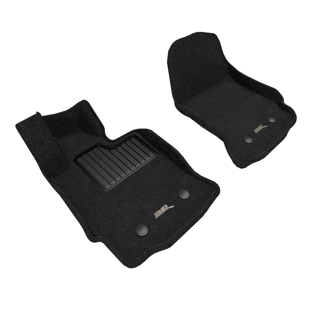 3D MAXpider Elegant black carpet floor liners for 2014-2019 C7 Corvette