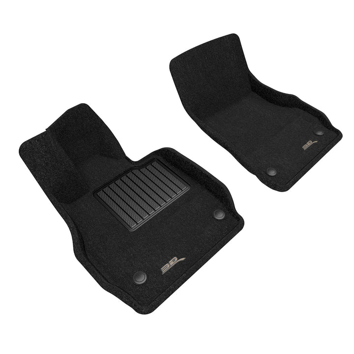 3D MAXpider Elegant black carpet floor liners for 2020-2026 C8 Corvette