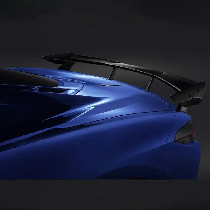 50-4-009-CFZ C8 Corvette Stingray High Wing Spoiler Installed