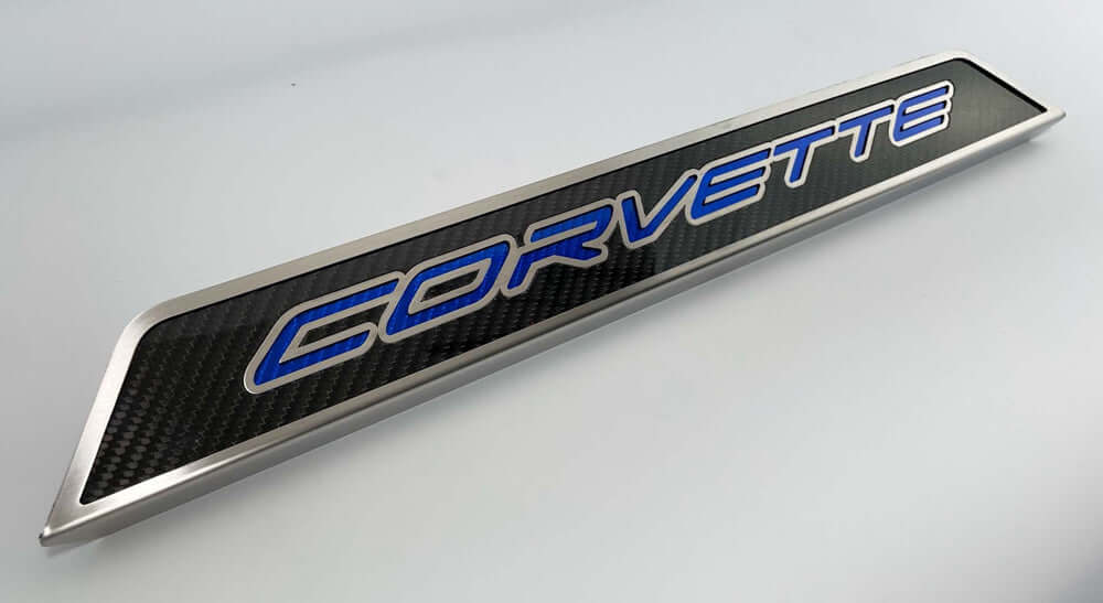 Blue C8 Corvette Door Sils