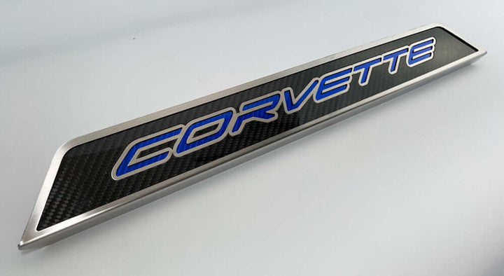 Blue C8 Corvette Door Sils