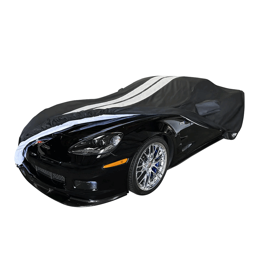 C6 Corvette Ultraguard Car Cover with stripes