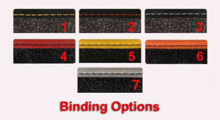 C8 Corvette Eray floor mat binding options ultimat