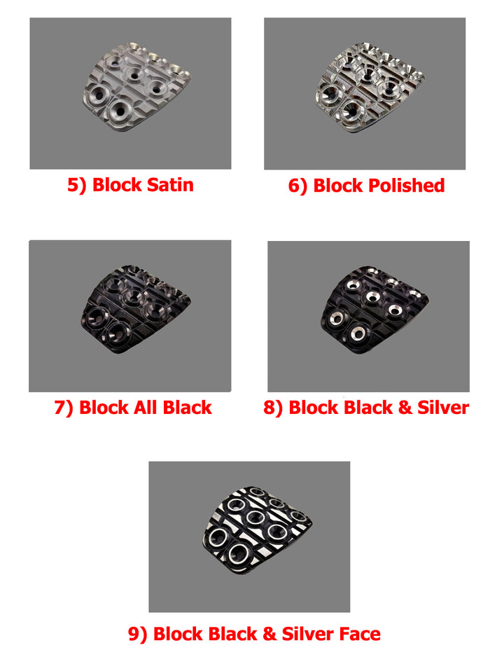 C8 Corvette Racing Pedals in Block Finish