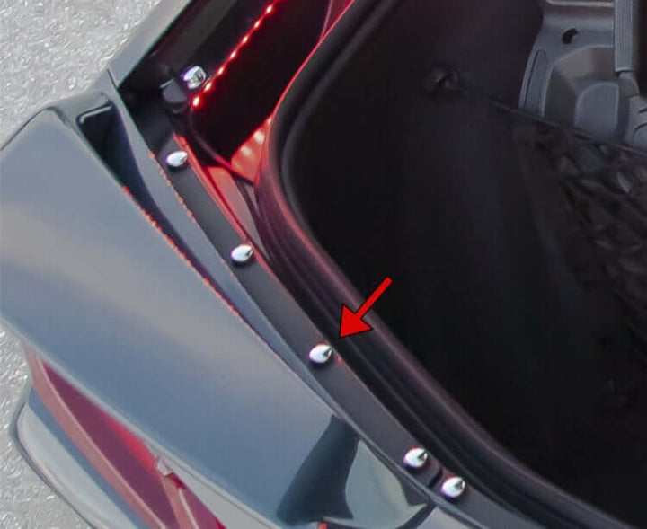 C8 Corvette Rear Trunk Button Kit