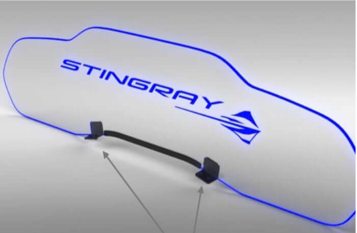 C8 corvette glow plate