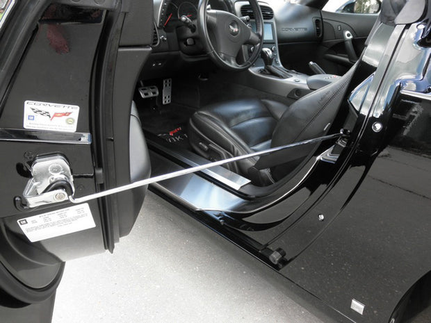 C7 Corvette Door Prop Rods installed