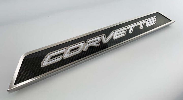 White C8 Corvette Door Sills