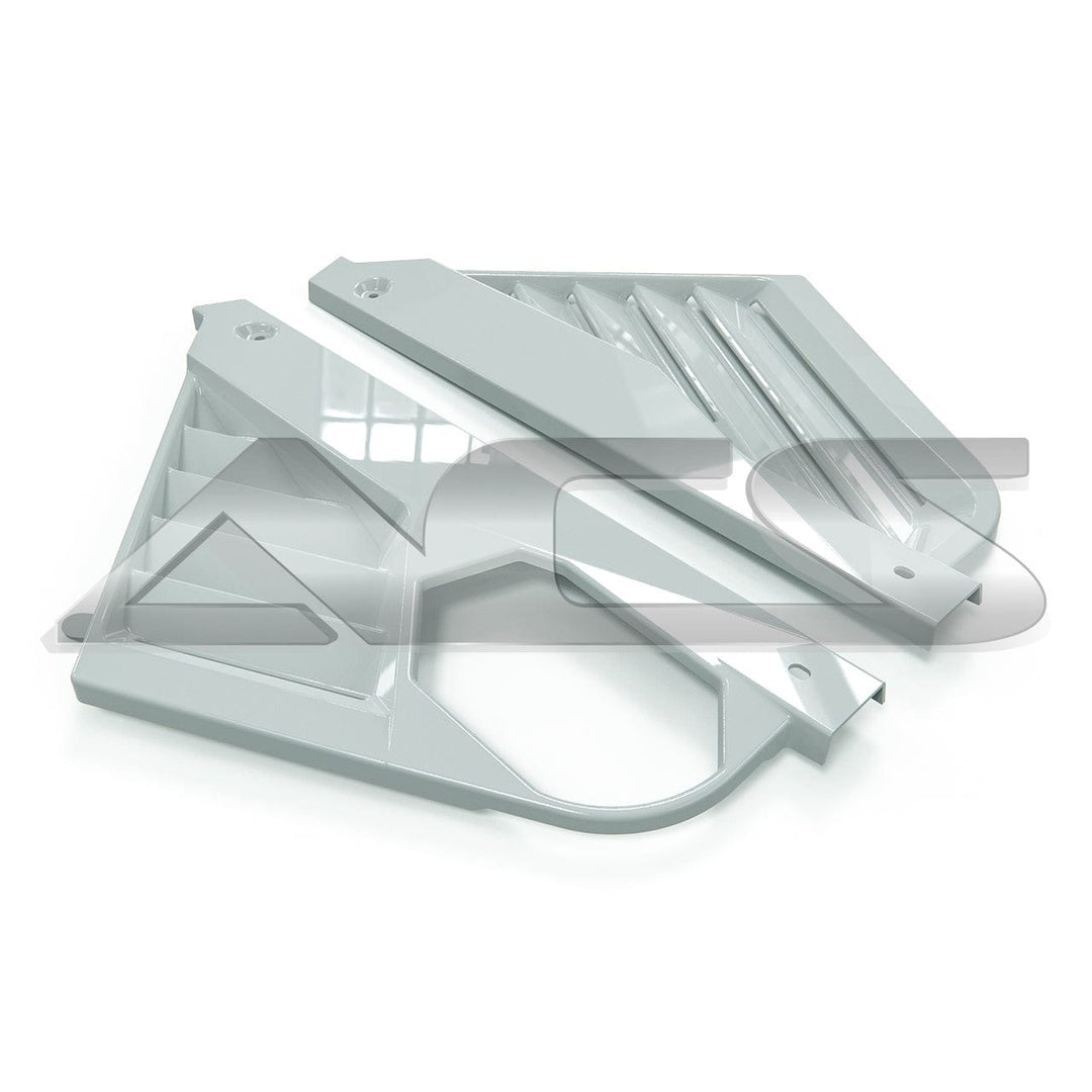 C8 Corvette ACS Composite 50-4-108 white painted panel pair, illustrative finish