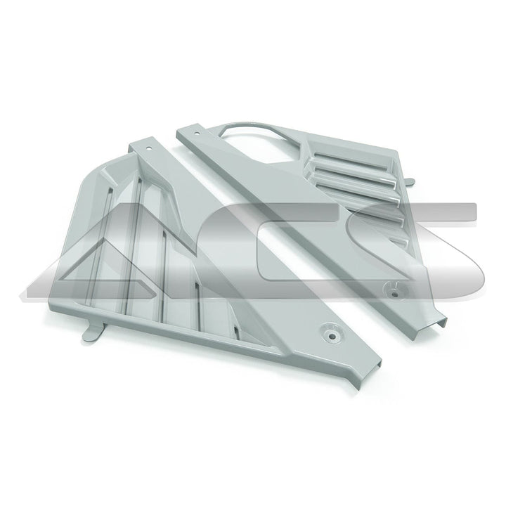 C8 Corvette ACS Composite 50-4-108 white painted panels, detail view