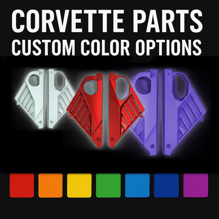 C8 Corvette ACS Composite custom-color illustration for 50-4-190 panels, not an exact photograph of every finish