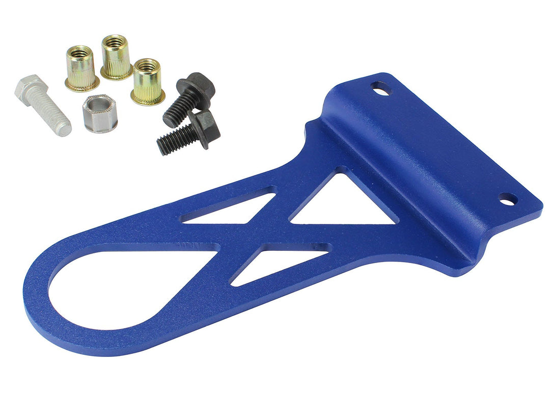 C5 Corvette aFe CONTROL PFADT Series blue front tow hook 450-401002-L
