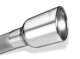 4-inch polished round tips on Borla 12649 for 2003 C5 Corvette 5.7L rear exit.