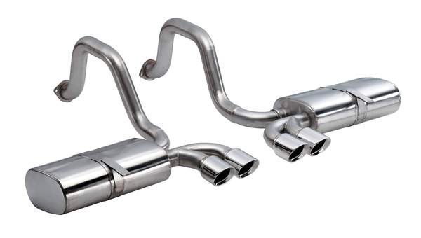 C5 Corvette CORSA Sport axle-back exhaust 14111 with polished Pro-Series tips