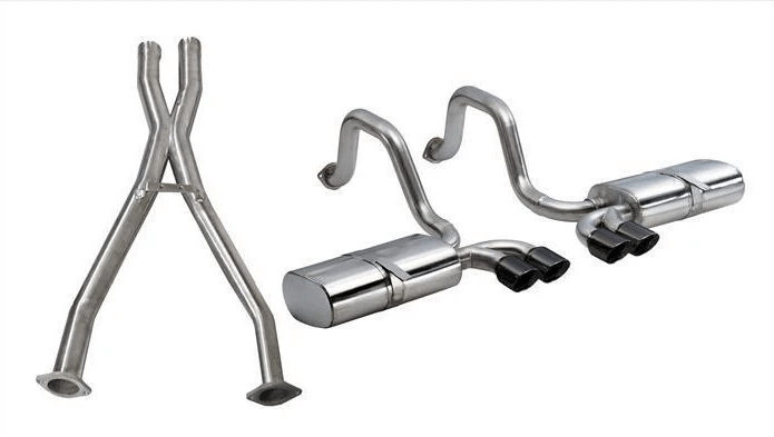 C5 Corvette CORSA Sport cat-back exhaust 14111CBBLK