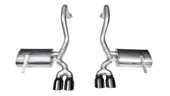 C5 Corvette CORSA Xtreme 14132BLK axle-back exhaust system with black tips