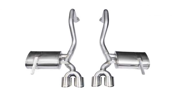 C5 Corvette CORSA Xtreme 14961 axle-back exhaust system with 4.0 inch polished tips