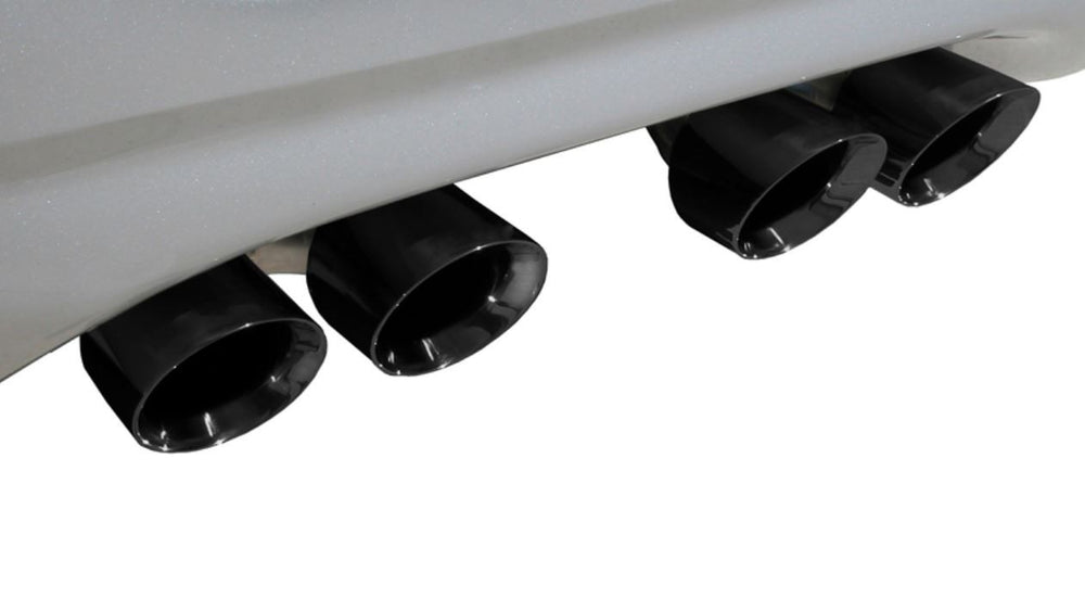 CORSA 4.0-inch black Pro Series exhaust tips on C5 Corvette