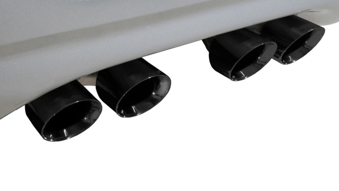 CORSA 4.0-inch black Pro Series exhaust tips on C5 Corvette