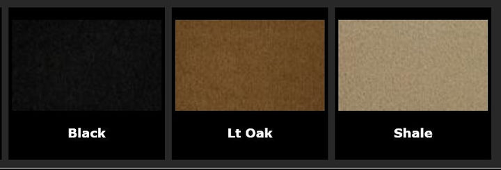 Color options for Lloyd Mats Velourtex double logo front floor mats for 1997 to 2004 C5 Corvette
