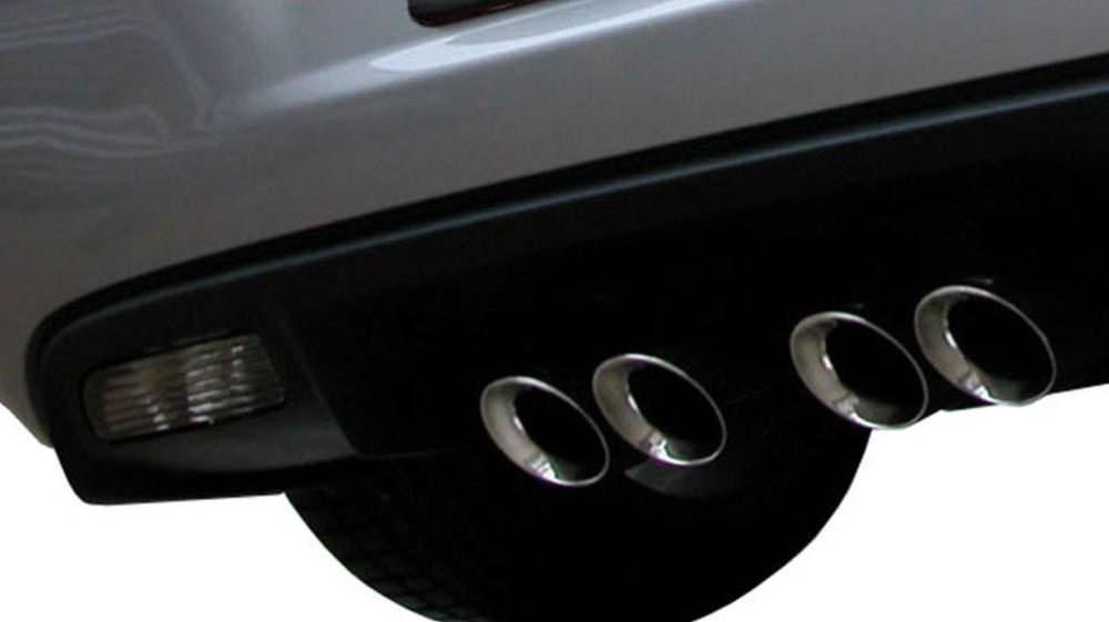 Polished 3.5-inch Pro-Series exhaust tips included with CORSA 14108
