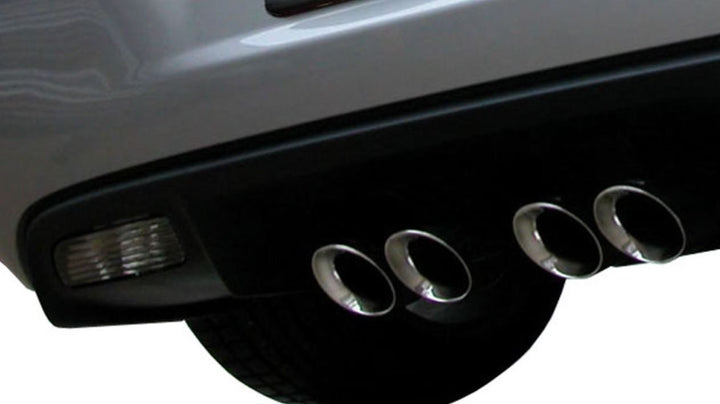 Polished 3.5-inch Pro-Series exhaust tips included with CORSA 14108