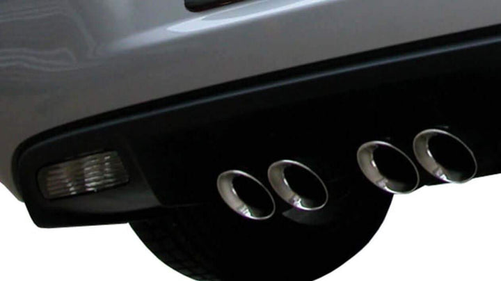 4.5-inch polished Pro-Series exhaust tips on CORSA 21009