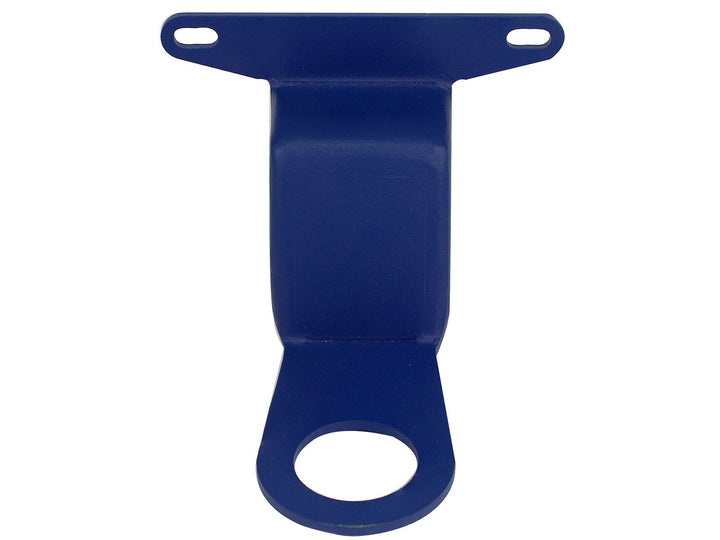 Blue aFe CONTROL PFADT rear tow hook for C6 Corvette detail view