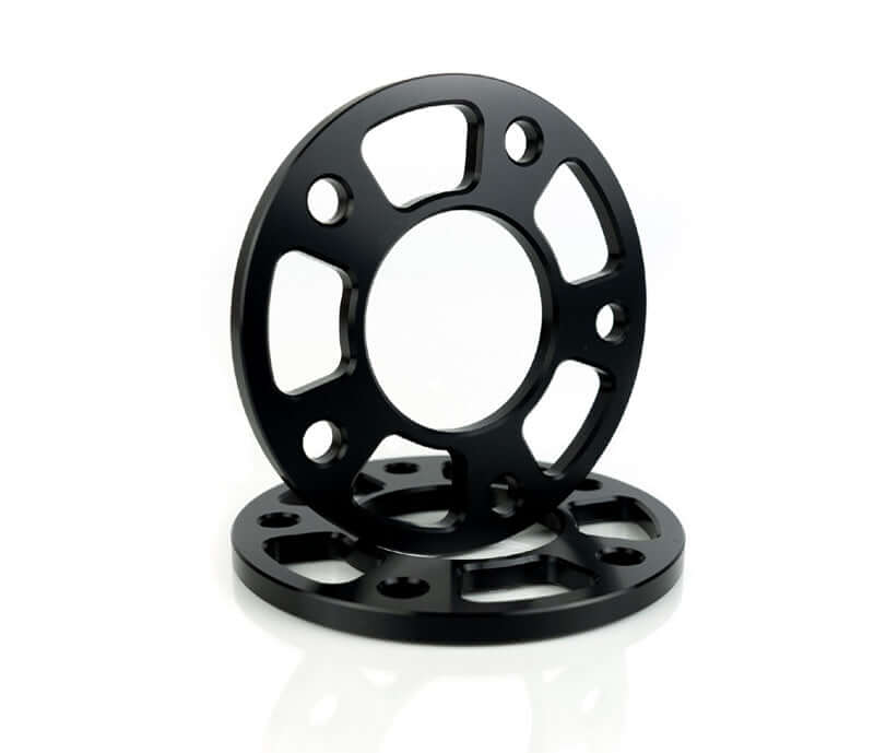 C6 Corvette AMT Motorsport 1/4 inch wheel spacers 6.35mm black finish product view