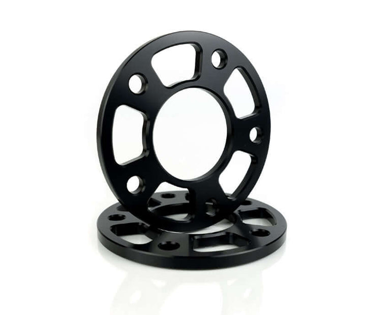 C6 Corvette AMT Motorsport 1/4 inch wheel spacers 6.35mm black finish product view