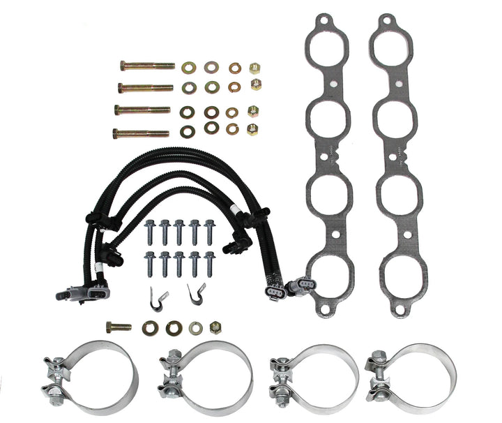 American Racing Headers C6 Corvette install parts kit with gaskets, band clamps, hardware and O2 extension harnesses