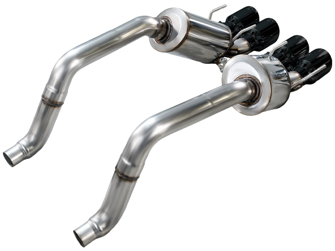 AWE 3015-43660 Touring axle-back with Diamond Black tips for C6 Corvette Base