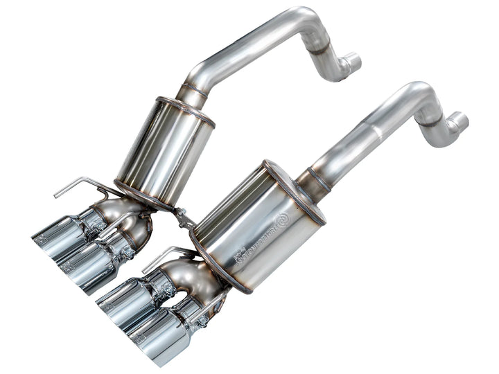 C6 Corvette Base/Grand Sport AWE Touring Edition axle-back exhaust with chrome silver tips